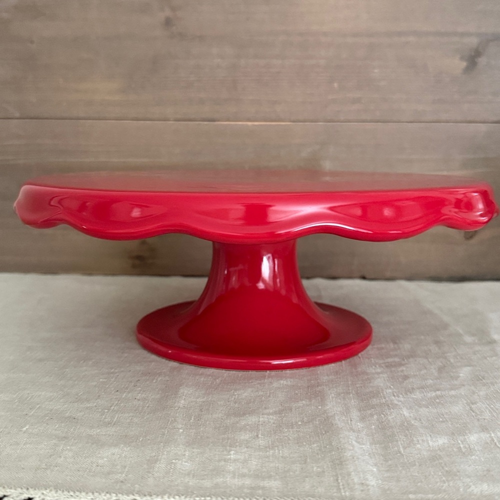 CIROA | Pedestal Stoneware Cake Plate